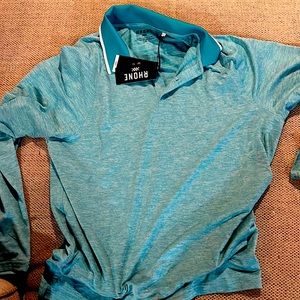 Rhone Long Sleeve Golf Poli